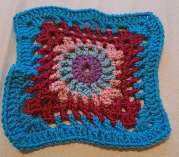 Woolly Hugs. A Blanket for lovely JungleZgok whose wonderful teenage son has died. 