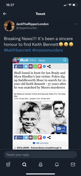 Human remains found on Saddleworth Moor