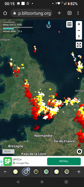 Thunderstorm warnings.