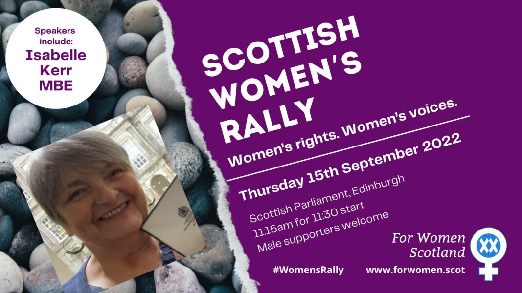 Women's Rights Protest in Scotland - 15th September