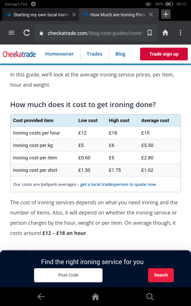 Starting my own local ironing service.. What should I do? Please read 