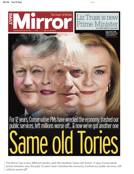 Breaking news: Liz Truss is the next PM