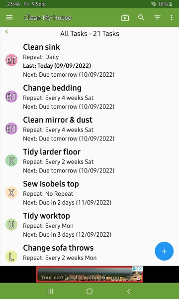 To ask for help with organising myself - calling all houseproud people