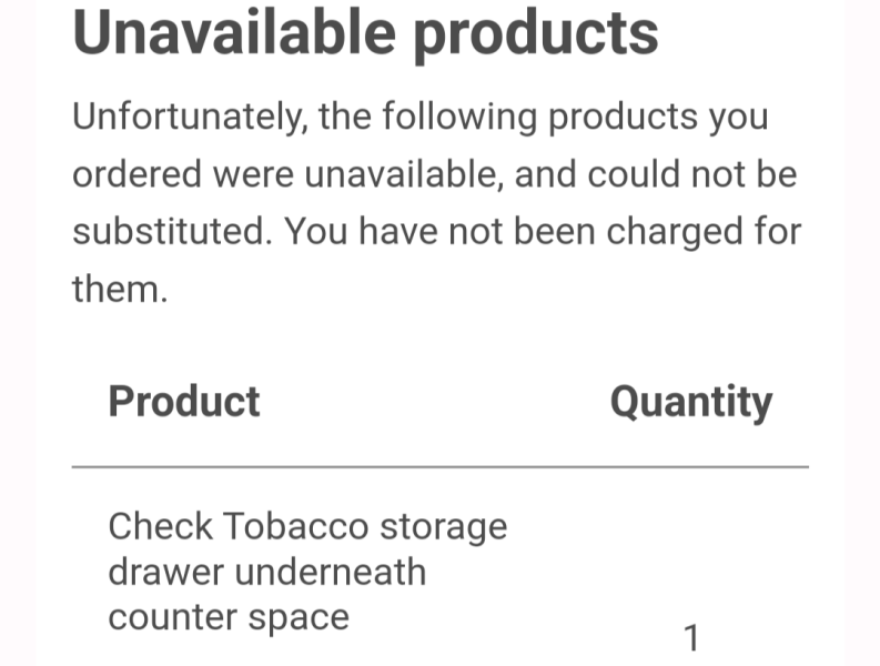 Any guesses on what Sainsbury's will actually send?