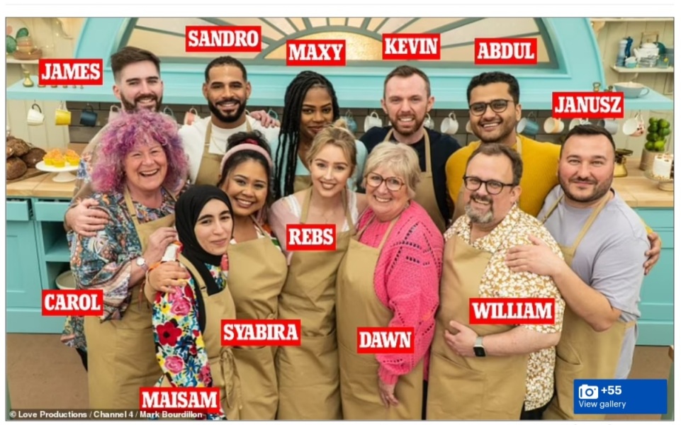 Great British Bake Off starts Tuesday 13th September 