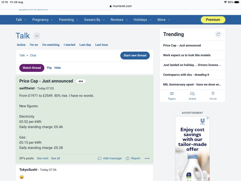 Direct debit going up to £600pm?