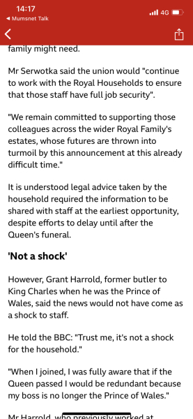 Classy King  Charles?