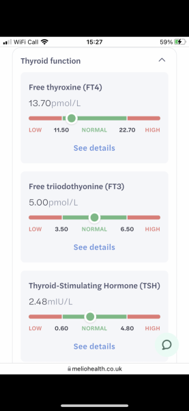 Thyroid tests and conception 