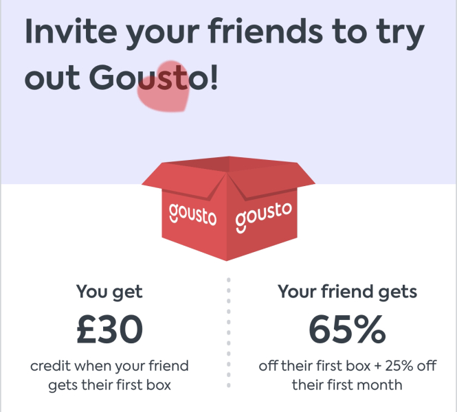 Four days worth of dinners for 4 people £17 with Gousto code
