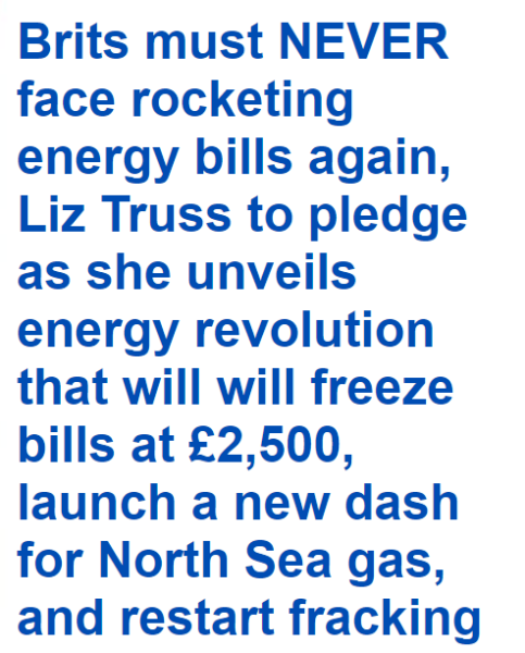 To worry that people think the price cap means unlimited energy