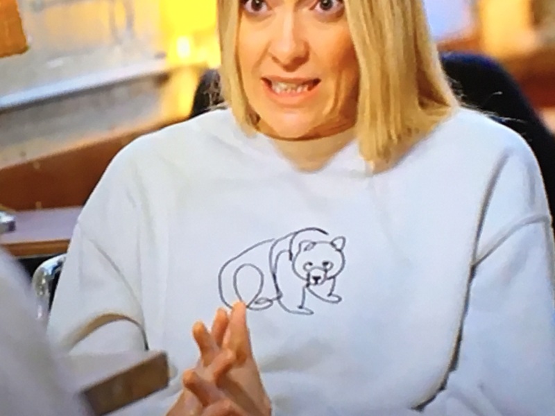 Cherry Healey's bear jumper