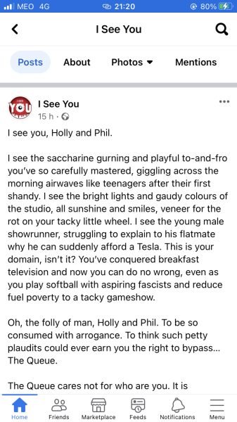 To hope that this is the end of Holly & Phil on This Morning? 