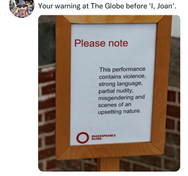 Globe Theatre makes Joan of Arc non-binary in new play