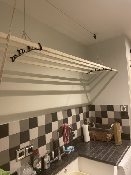 Help me with my ceiling clothes maiden!