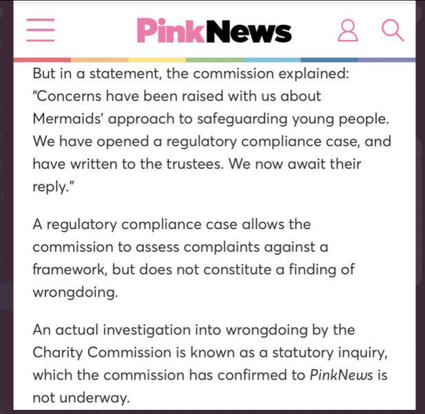 Mermaids being investigated by the charity commission