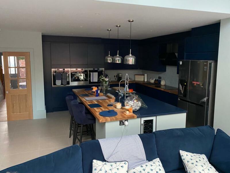 Show me your DIY Kitchens in Cornflour blue