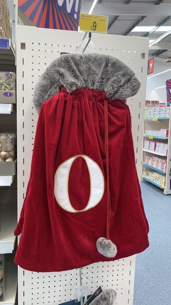 B&M initials velvet sacks support group