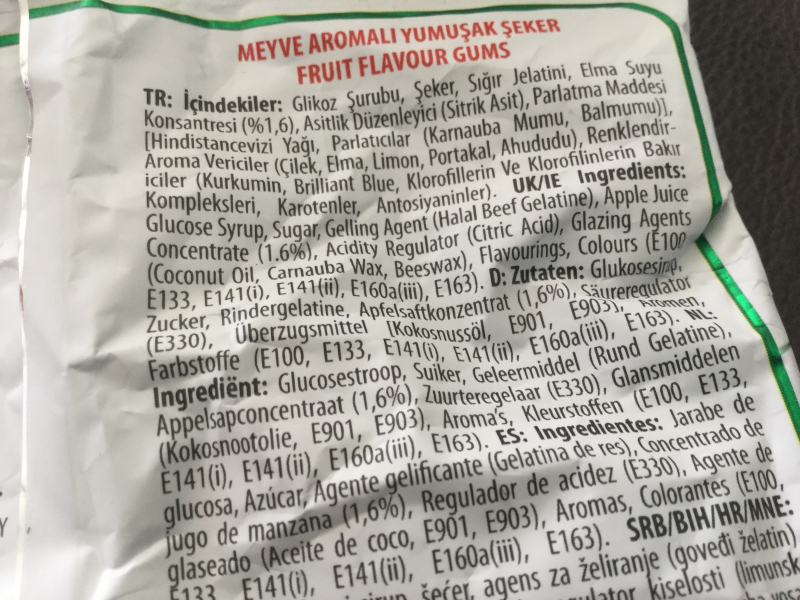 Halal sweets for party bags 