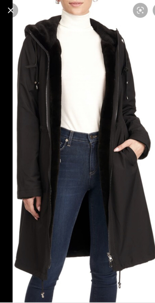 Properly warm but stylish parka/puffer