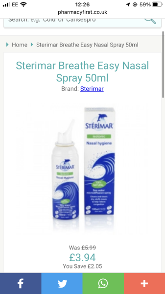 Best thing for blocked sinus. 