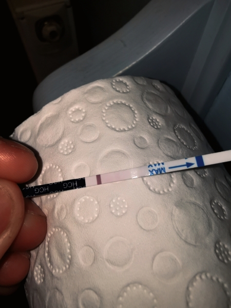 I can see a faint line (i think) opinions? 