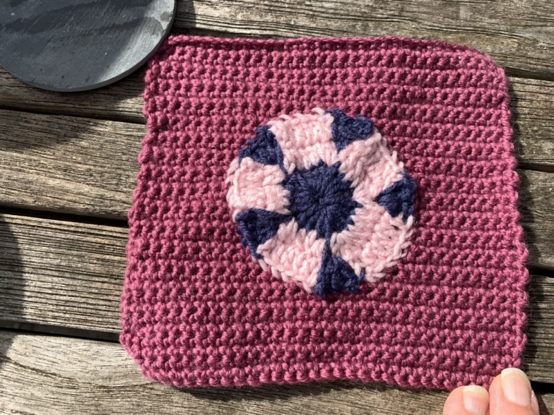 Woolly Hugs. A Blanket for lovely JungleZgok whose wonderful teenage son has died. 