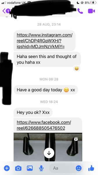 To think this is verging on harassment?