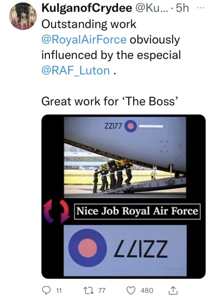 The Queen and Flightradar