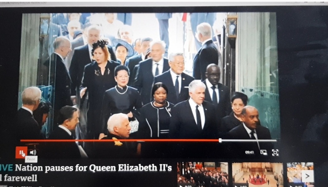 The Queens funeral