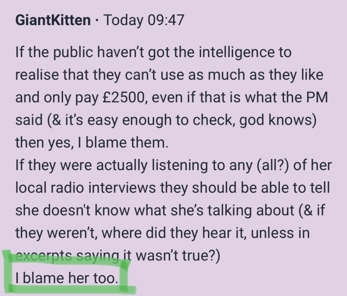 So the maximum an average family can pay for fuel bills is £2500 ?