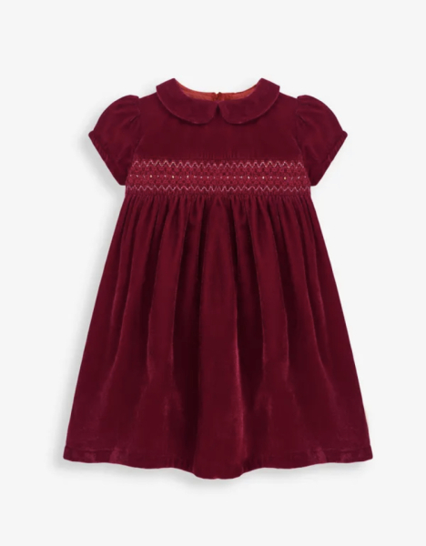 Cotton velvet dresses for girls 
