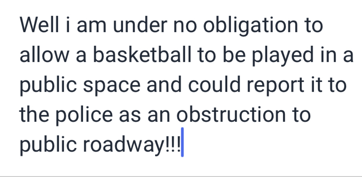 My neighbors...