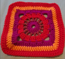 Woolly Hugs. A Blanket for lovely JungleZgok whose wonderful teenage son has died. 