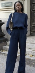 Navy and Black