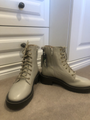 Talk me about cream boots?