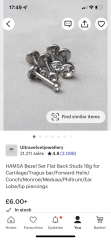 Flat back studs?