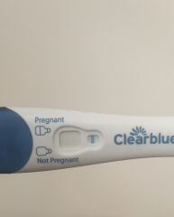 Clear Blue Thin Line
