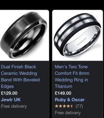 Thinking there is a difference in rings? More info