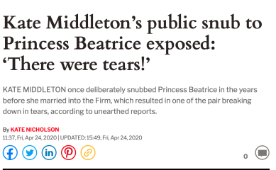 The Middleton's did a great job raising our future queen! 