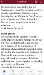 Graham Norton in the Times