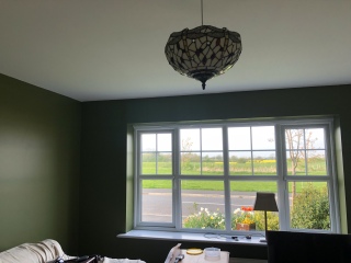 Dark green in west facing room