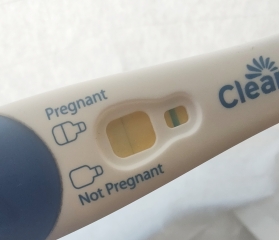 Clear Blue Thin Line
