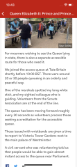 Visiting the Queen lying in state - Accessible queue
