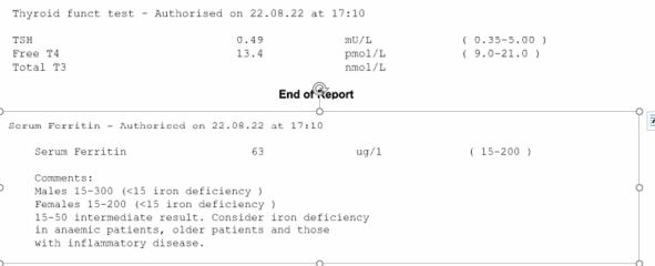 Blood test results- help? 