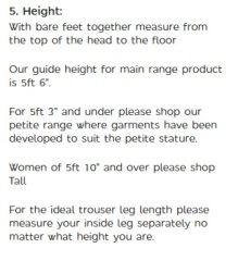 M&S have changed their trouser length, but it's a secret!!