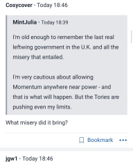 Only half of a comment showing