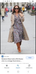 If you wear midi dresses & skirts, what non-frumpy jacket or coat will you wear this A/W?
