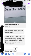To think this is verging on harassment?