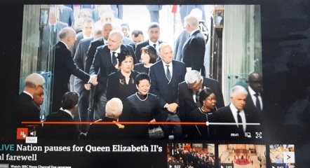 The Queens funeral