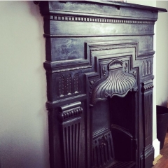 Renovating fireplaces - but what colour walls?